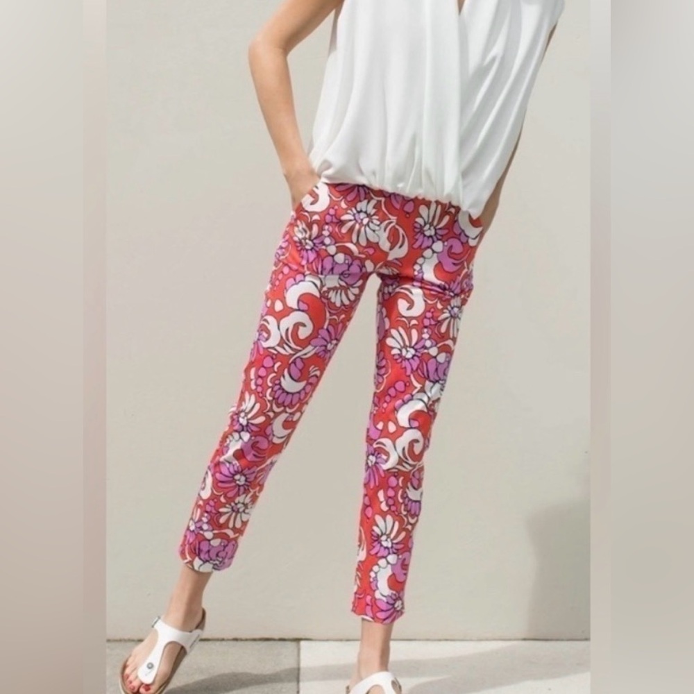 Trina Turk‎ Moss 2 Ankle Pants – Size 8 💕❤️